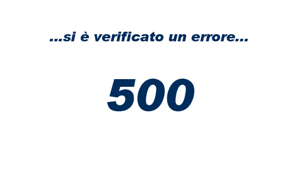 Siamo spiacenti, si � verificato un errore